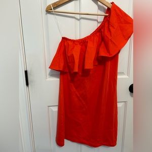 Off shoulder coral dress from target Medium